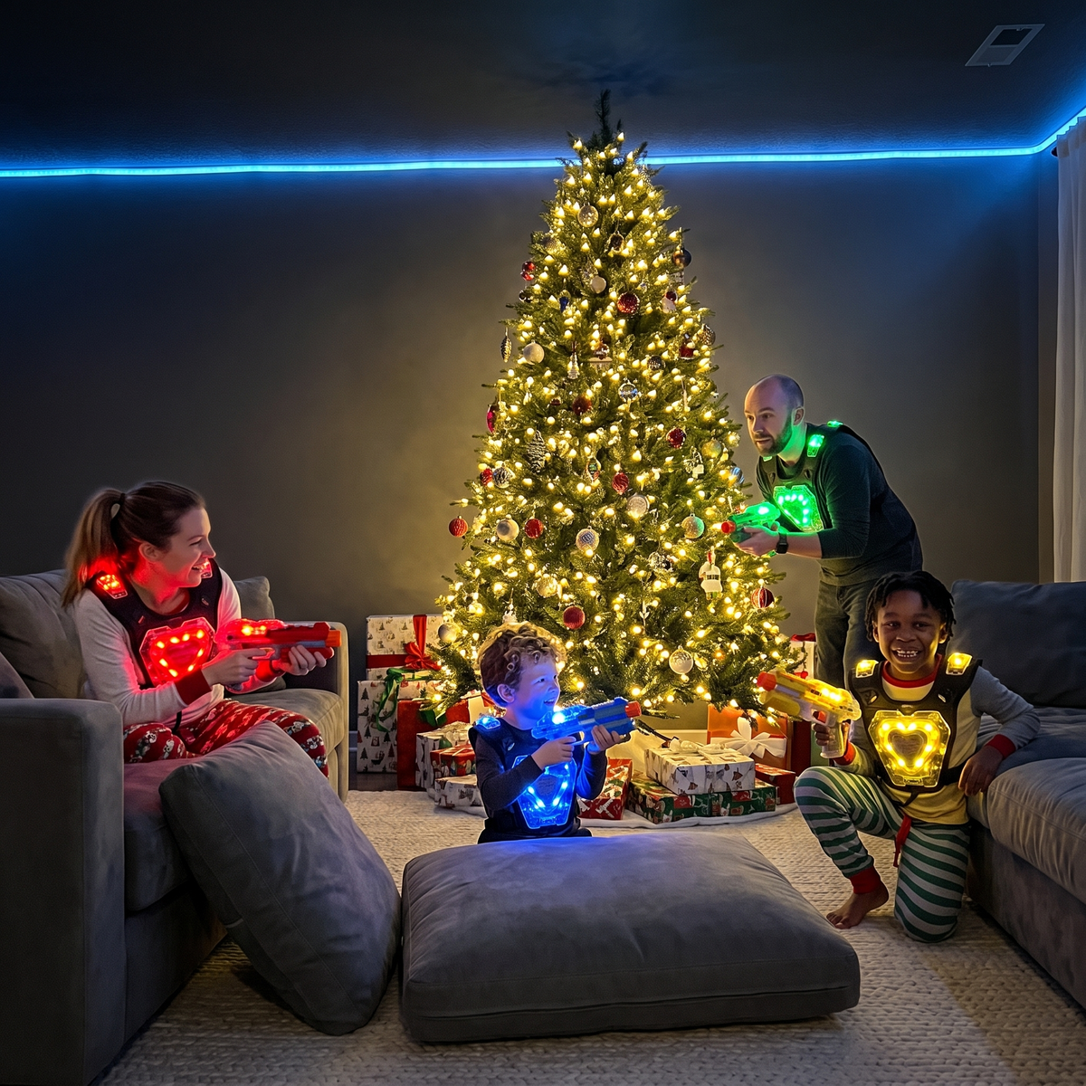 Neon Bolt Laser Tag Set